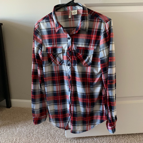 Passport Plaid Button Down Shirt - Picture 2 of 6